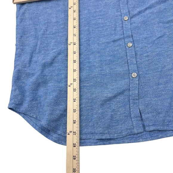 Orvis XL Light Blue Long Sleeve Linen Blend Button-Up Shirt‎ NWT - Picture 6 of 9